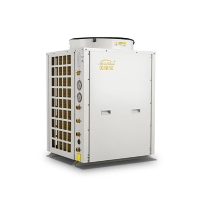 Small Industrial Air Source Heat Pump with Solar Panels